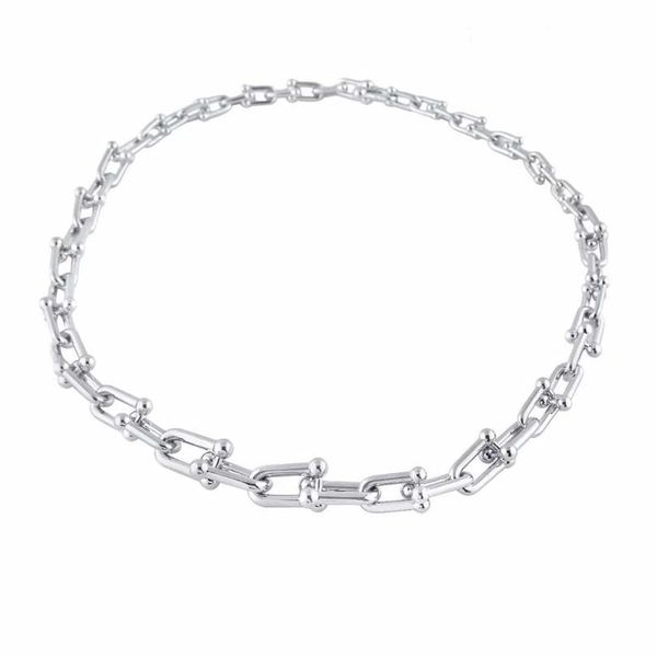 

316l stainless steel charm pendant necklace in three colors plated for women wedding jewelry gift have velet bag ps4537318d, Silver