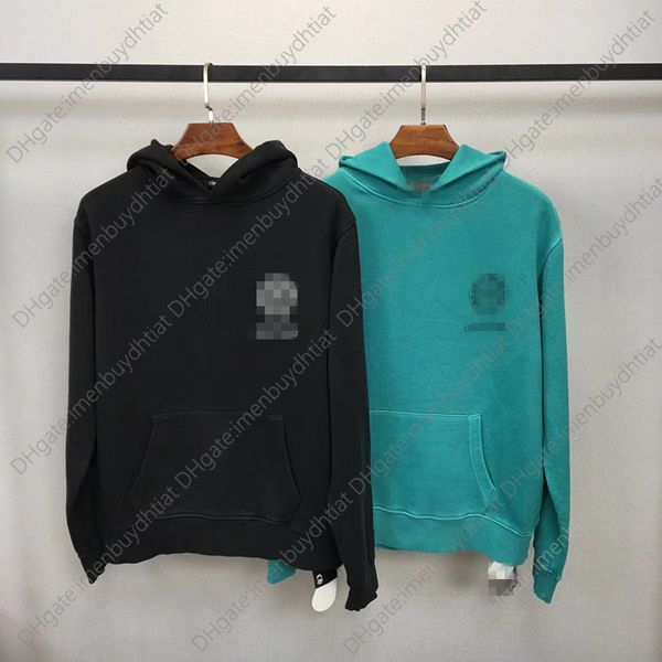 

3cy0 2022 designer brand ch hoodie spring and autumn cross color hand-painted pattern leisure three-dimensional patch bag plush letter black