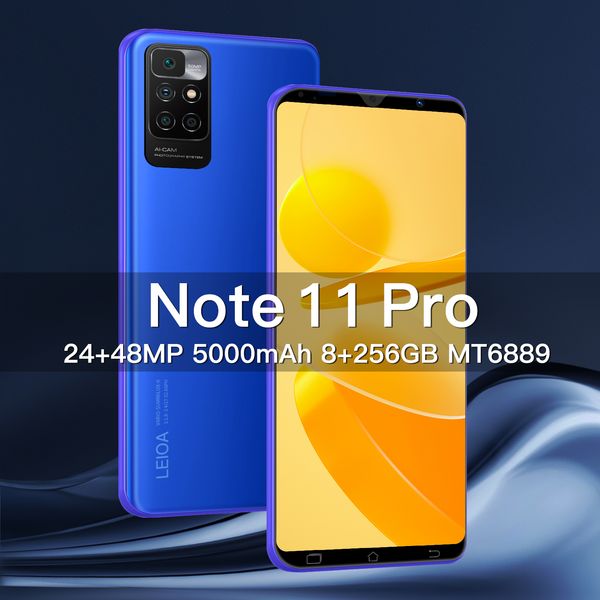 

note 11 pro smartphone android 5.8 inch 6gb 128gb cell phone unlocked mobile phones celulares 4g 5g smartphones global version