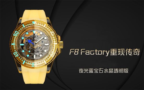

f8 montre de luxe mens watches 40mm 2836 automatic machincal movement sapphire crystal case luxury watch wristwatches, Slivery;brown