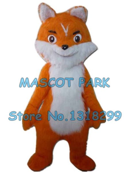 

mascot doll costume plush fox mascot costume cute brown fox custom cartoon character cosply size carnival costume 3163, Red;yellow
