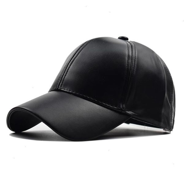

genuine leather baseball cap men solid outdoor casual snapback hip hop bone masculino gorra trucker hats, Blue;gray