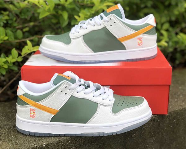

brand shoes chunky dk low white green orange men women low mens trainers sports outdoor sneakers