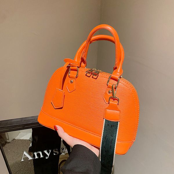 

alma bb alma bb pm shell bag women leather handbags flower embossed shoulder bags with lock designer handbags crossbody 25cm