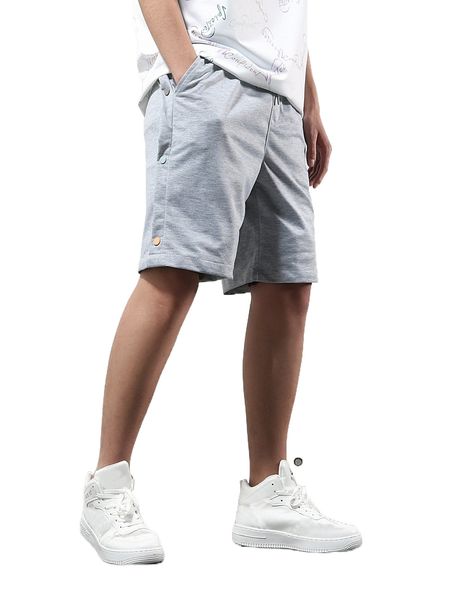 

men solid button detail shorts u2yw#, White;black