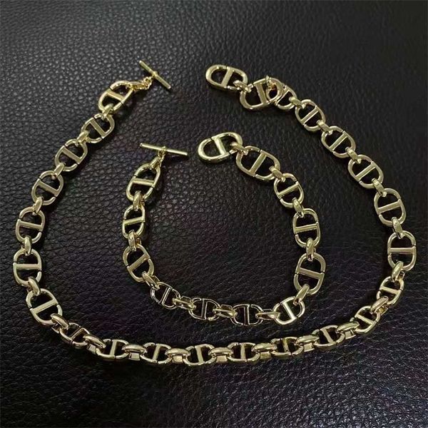 

jewelry 50% off 2022 new style net red temperament letter necklace bracelet female, Silver