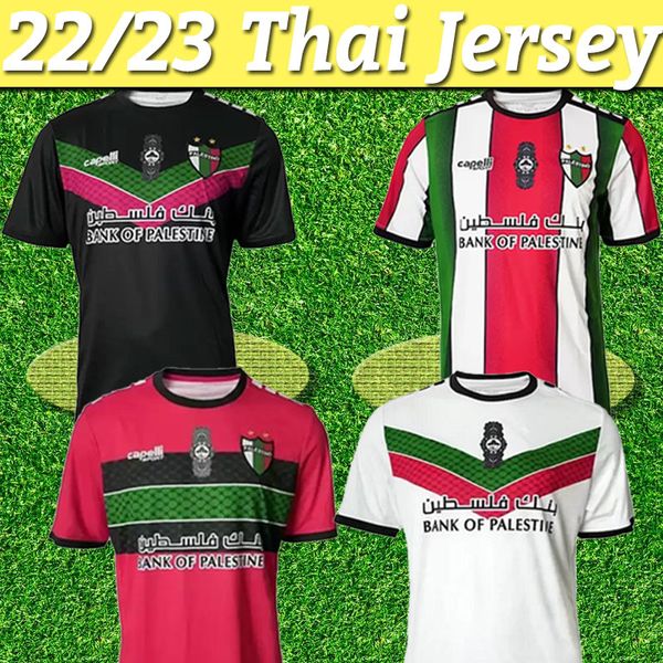 

2022 2023 palestino deportivo soccer jerseys home rosende orres cortes campos jimenez maillots de foot man football shirt uniforms benegas, Black;yellow