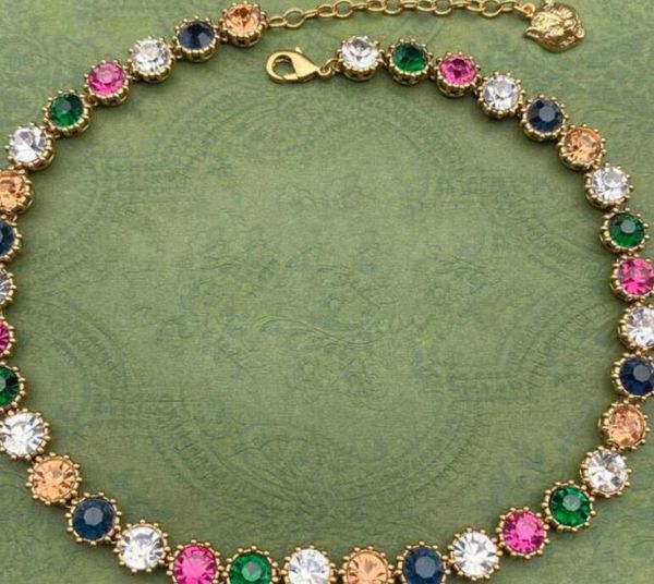 

fashion womens necklace luxury designer color diamond necklaces ladies designers jewelry gold color for party with box, Silver