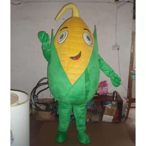 

festival dress tasty sweet corn mascot costume halloween christmas fancy party dress advertising leaflets clothings carnival adults outfit, Red;yellow