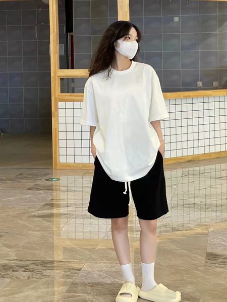 

cartoon monkey print short sleeve t-shirt, White