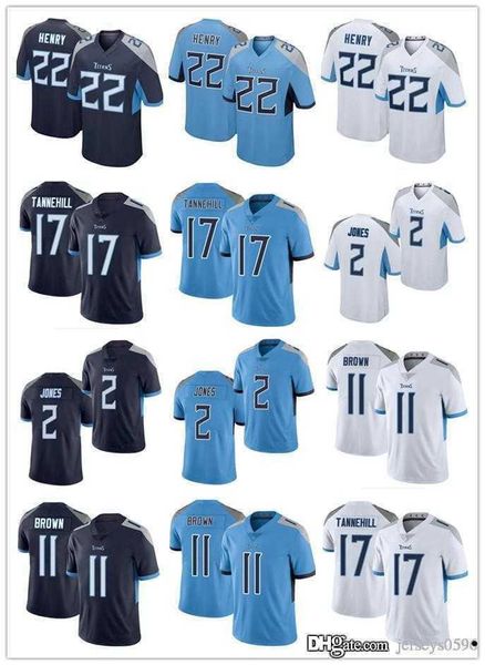 

men women youth tennessee''titans''jersey 22 derrick henry 2 draft julio 11 aj brown 31 kevin byard 17 ryan tannehill fo, Black;red