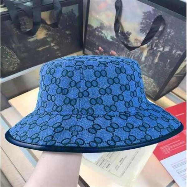 

color womens designers caps hats 6 mens bucket hat bonnet beanie summer fedora fitted sun hats full letter sunhat cap301f, Blue;gray
