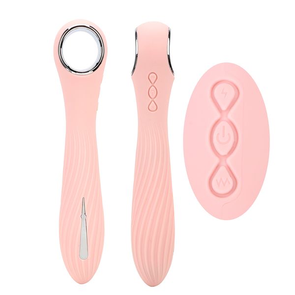 Vibratore del dildo di impulso di scossa elettrica Masturbatore femminile Stimolatore del clitoride del punto G 12 Vibratore di frequenza