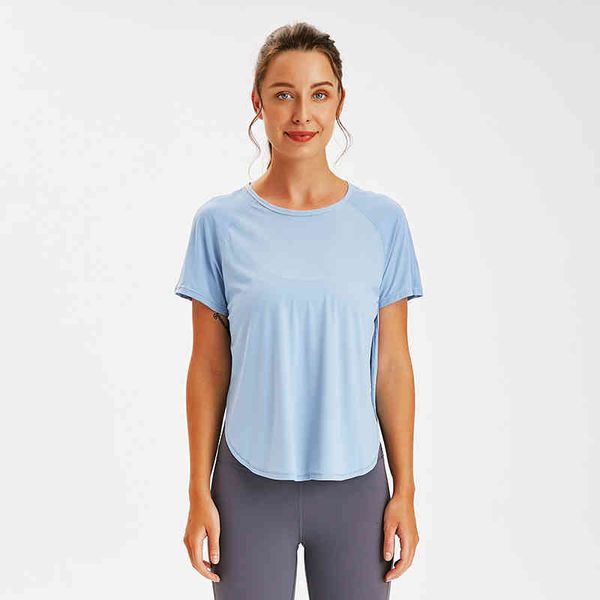 

women's two piece pants 2022 yoga short sleeved women's laser punching quick drying breathable fitness clothes casual and versatil, White