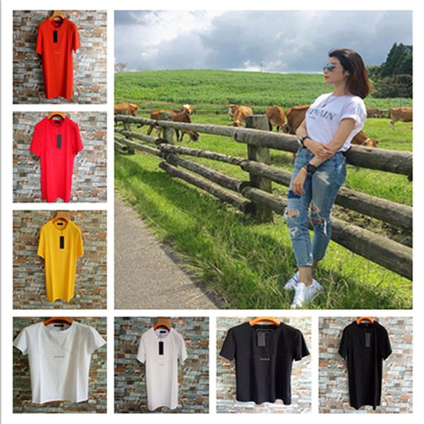 

b almain men's women 's fashion designer t shirts size s-xxl, White;black