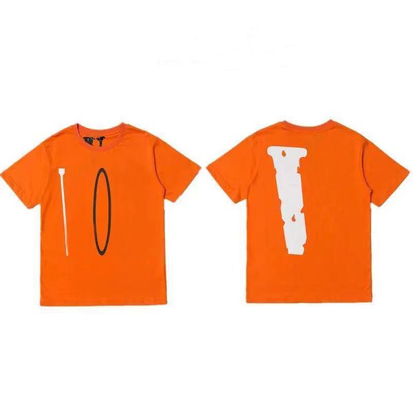

mens designer t shirt friends men women short sleeve hip hop style black white orange t-shirts tees, White;black