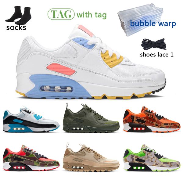 

new running shoes men women desert camo cargo khak mountaineering white black cool grey infrared mens trainer 36-45