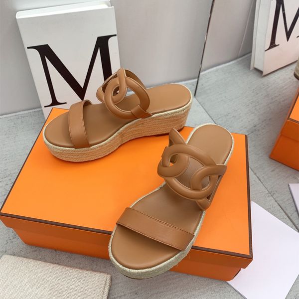 

2022 summer lady flat slippers chain cut out sandals round toe mules female outdoor beach flip flops causal slides women shoes, Black