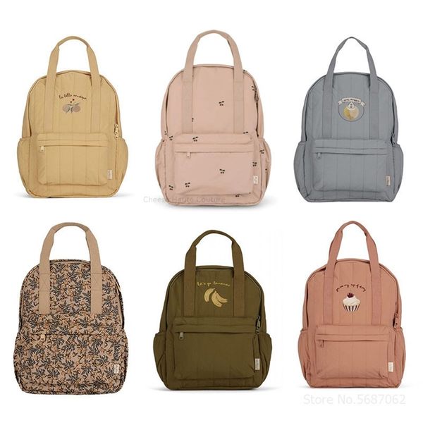 

ks parent child backpack baby primary schoolbag kindergarten kids brand cherry lemon children s boys girls gift storage bags 220630
