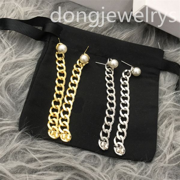 

designer charm earrings hoop huggie women charms dangle chandelier stud fashion earings ear cuff circle pearl earrings luxury earring bracel, Golden;silver
