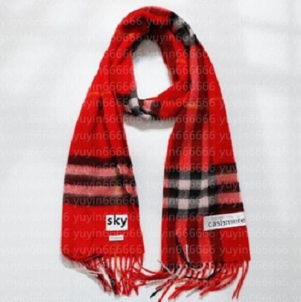 

2022 autumn/winter cashmere scarves shawls fashion man women's plaid scarves size180cm33cm high quality, Blue;gray