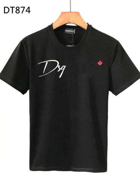 

dsq phantom turtle 2021ss new mens designer t shirt italian fashion tshirts summer pattern t-shirt male 100% cotton 60, White;black