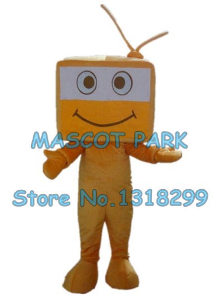 

mascot doll costume television mascot costume tv custom cartoon character cosply size carnival costume 3110, Red;yellow