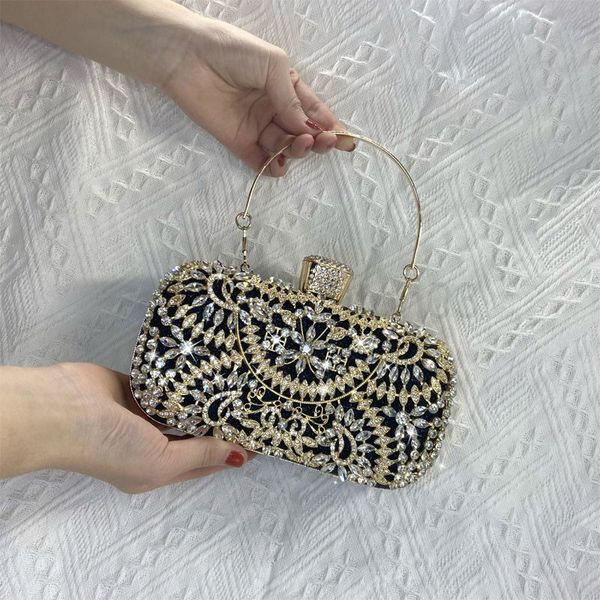 

designer cc even bag woman new dinner european and american womens diamond inlaid banquet handbag diagonal dress evening bag handbag