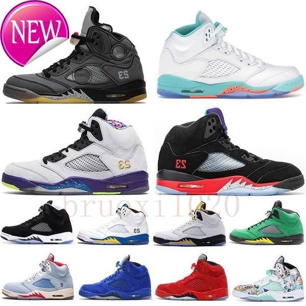 

2021 new jumpman 5 jumpmans 5s basketball shoes raging bull anthracite sneakers fire red stealth se oregon ducks alternate grape trainers p