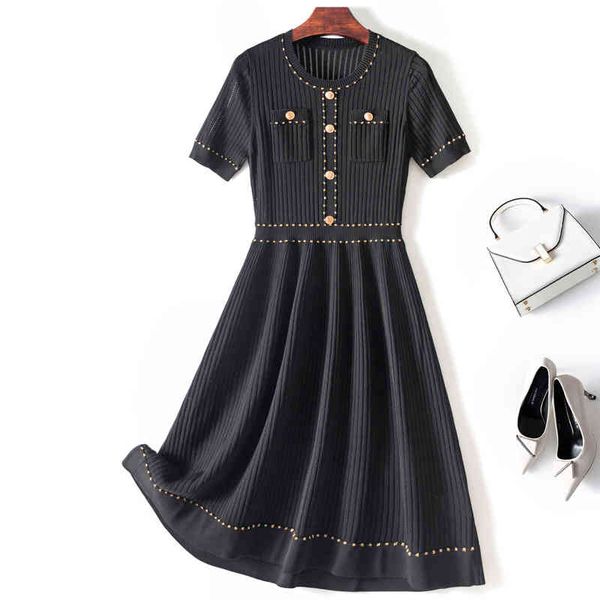 

casual dresses withdrawal of surplus orders from the cabinet foreign trade export original light luxury tail goods summer high waist round n, Black;gray