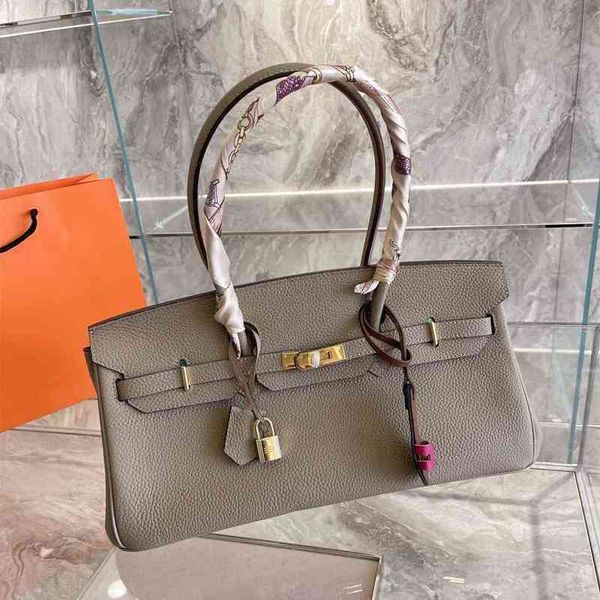 

women bags birkins luxury tote capacity handbags handbag classic large design leather designer clemence soft shoulder bag noble temperament