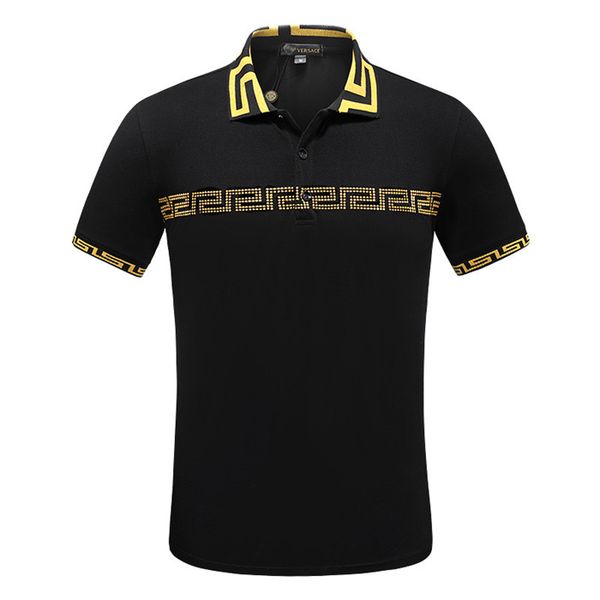 

luxurys designers men dress t shirt man polo fashion embroidery letter pattern print breathable men's casual women short sleeve tees #, White;black