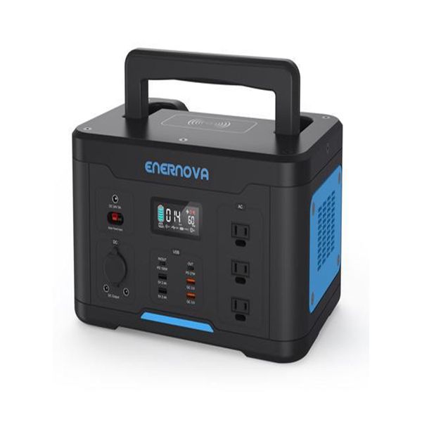 

portable power station 1000w 1166wh large capacity lithium battery mobile power supply with 3x120v/1000w ac outlets solar generator for home