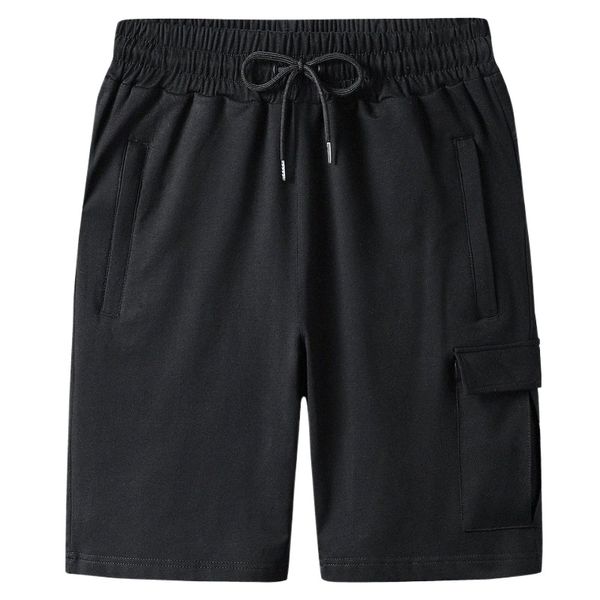 

work shorts men's summer wear thin cotton multi-pocket pants loose casual sports shorts five-point pants tide q0nu#, White;black