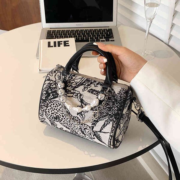 

high small bag female new bags portable boston cylinder bag messenger pillow bag