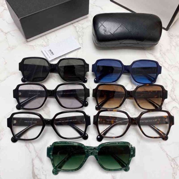 

sunglasses xiaoxiangjia women's net red same personalized large box plate sunglasses ch3424 6r6t, White;black