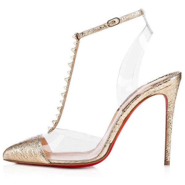 

women wedding heels for woman red soles high heel sandals nosy spikes specchio slingback pumps vers platine white gold luxury red soles, Black