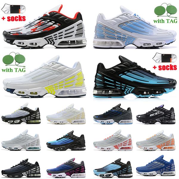 

tuned iii tn plus 3 running shoes for women mens tn3 jdi black white laser blue trainers sneakers