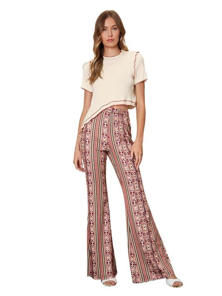 

stitching lettuce trim asymmetrical hem tee p0f3#, White