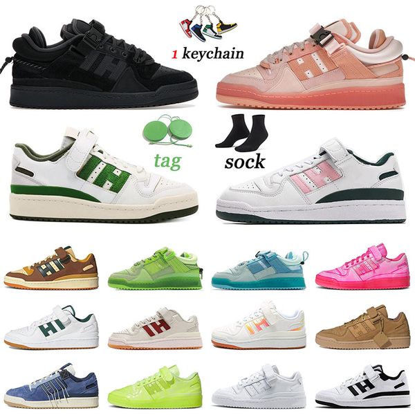 

fashion 2022 women mens designer casual shoes bad bunny buckle forum low 84 easter egg the first cafe brown back to school og bright blue pl