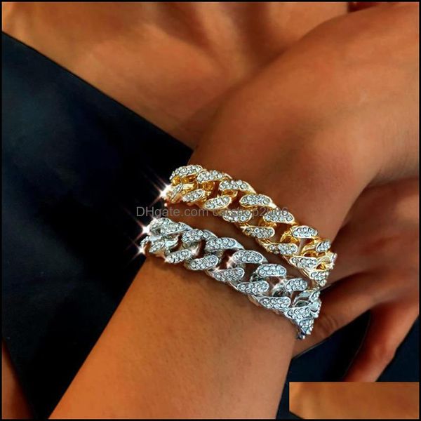 

charm bracelets thick chain bracelet ins with the money winds wide net red flash diamond wave of street cool carshop2006 carshop2006 dhk8j, Golden;silver