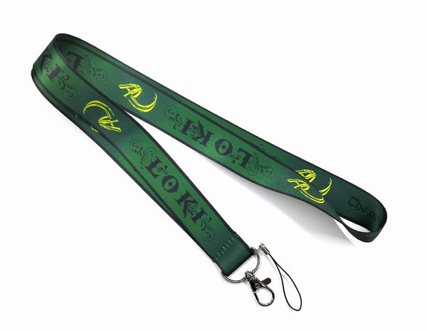 Celas do telefone celular Charms 10pcs Loki Cartoon Chain Keys Strap Keys Mobile cordão Id Id Batcher Rope Anime Keychain Party Gifts For Boy Girl 2022 #77