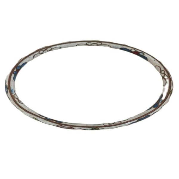 

china old beijing cloisonne copper blue bracelet 63cm, Black