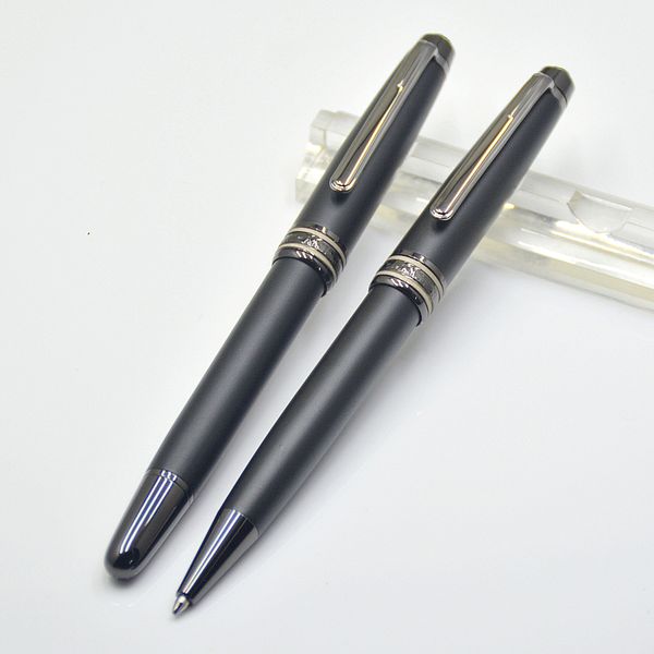

promotion matte black roller ball - ballpoint pen office stationery calligraphy ink fountain pens for birthday gift