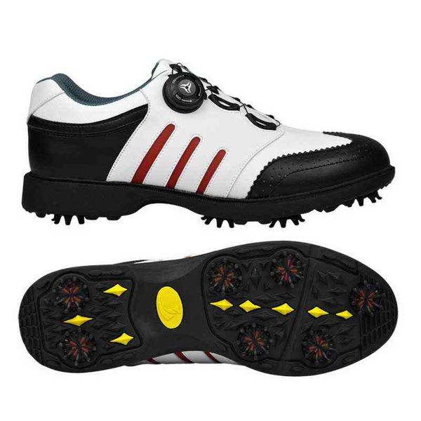 

mens golf shoes waterproof sports rotating knobs buckle sneakers anti-slip athletics 39-44 220408