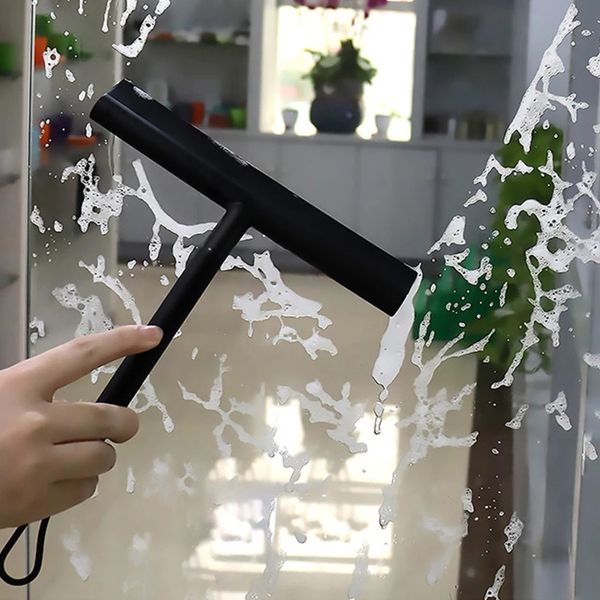 Altra organizzazione di stoccaggio della cucina doccia Squeegee vetro pulito raschietto per lavaggio tergicristallo per la pulizia del pavimento della finestra per la parete per la parete dell'acqua per la maniglia
