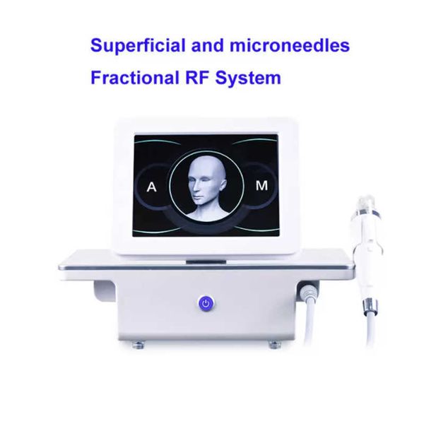 Effetto diretto RF frazionario Microneedle Face Care Gold Micro Needle Skin Rollar Acne Scar Smagliature Trattamento professionale