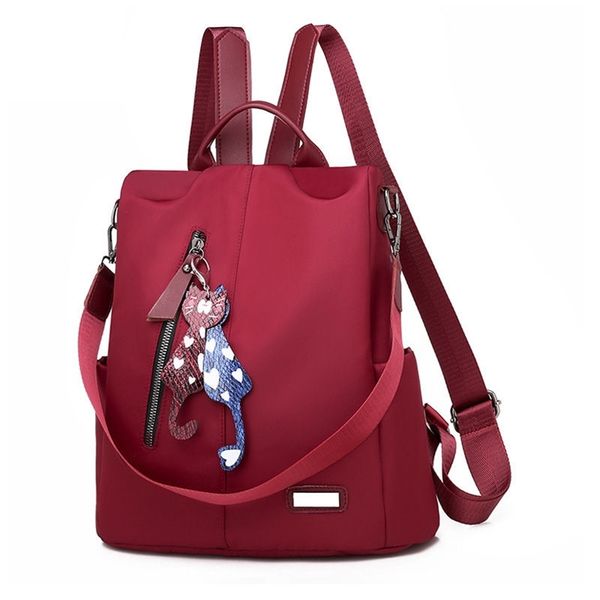 

oxford ladies backpacks waterproof women bags fashion female lapshoulder backpack retro teenage girls school lady 220817