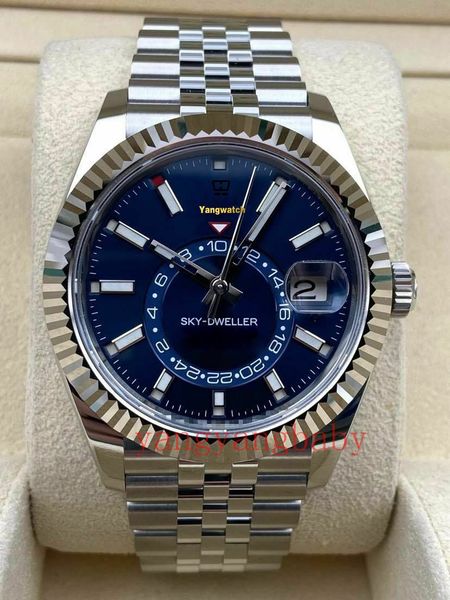 

specially made waterproof watch date blue 326934 jubilee bracelet mechanical miyota 8215 automatic bf men's watch with box mens watches, Slivery;brown