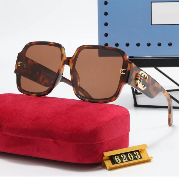 Designer-Sonnenbrille Luxus-Buchstabe Sonnenbrille für Männer Frauen Sonnenbrille Persönlichkeit UV-beständige Brille schön mit Box274K